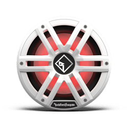 Picture of Rockford Fosgate M2D2-10S-G2 10" Color Optix Marine Subwoofer White DVC 2-Ohm Sealed Enclosure