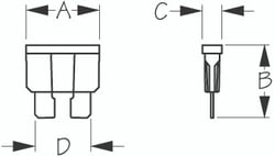 Picture of Sea-Dog Line 445154-1 ATO Style 24-Piece Marine Fuse Kit