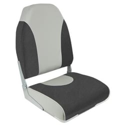 Picture of Springfield Marine 1062134 Premium High-Back Folding Boat Seat Charcoal Gray