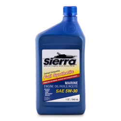 Picture of Sierra 18-9558CAT-2 5W-30 Full Synthetic FC-WCAT Marine Engine Oil 1 Quart