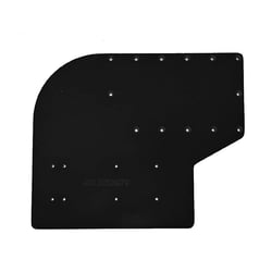 Picture of Sea Brackets SEA2307-BLK Large Offset Trolling Motor Mounting Plate - Black