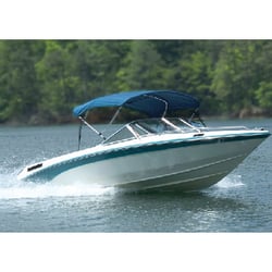 Picture of Carver Covers 402A07 3-Bow Bimini Top Canvas - Jockey Red
