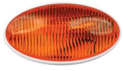 Picture of Fultyme RV SC590-1119 Oval Porch Light Without Switch Amber Lens