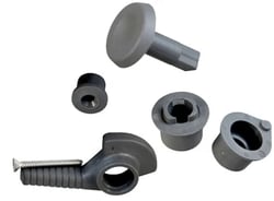 Lewmar 360255990 Small Left Hand Hatch Handle Kit Grey — image 2