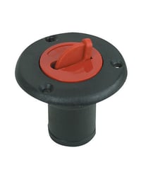 Picture of Whitecap Industries S-7012C Nylon Gasoline Deck Fill for 1-1/2" Hose with Red Cap