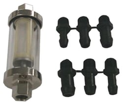 Picture of Sierra 18-7790-1 Universal Inline Fuel Filter Kit with Clear Housing