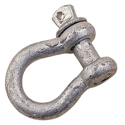 Picture of Sea-Dog Line 147810-2 Galvanized Screw Pin Anchor Bow Shackle 3/8 Inch - Pair