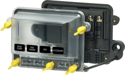 Picture of Blue Sea Systems 2356-BSS Water-Resistant BusBar 100A 4 Gang with Cover