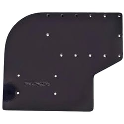 Picture of Sea Brackets SEA2308-BLK Large Offset Trolling Motor Mounting Plate for Garmin Kraken - Black
