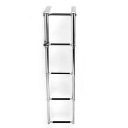 Picture of Jif Marine EQB4-9C-117 Over Platform Telescopic 4-Step Boat Ladder