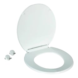 Picture of Lippert Components 2024030313 Flow Max Replacement Round RV Toilet Seat White