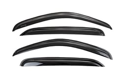 Picture of TrailFX 4531H Low Profile Tape-On Smoke Window Visors 4-Piece Set