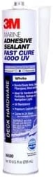 Picture of 3M 14316 Marine Adhesive Sealant 4000 UV Black 10 oz Cartridge