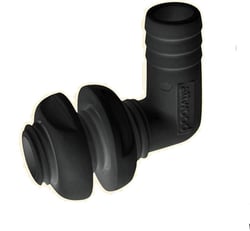 Picture of Attwood Marine 38701 90° Thru-Hull Fitting (Black)