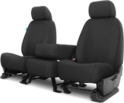 Picture of Covercraft SS3452WFGY Waterproof Polyester SeatSaver Custom Front Row Seat Covers Grey