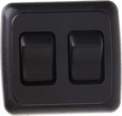 Picture of JR Products 12235 Double Rocker Switch Assembly Black