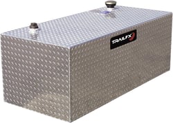 Picture of TrailFX 210201 100 Gallon Aluminum Rectangle Liquid Transfer Tank