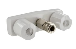 Picture of Valterra PF213248 RV Exterior Shower Faucet Dual Handle White
