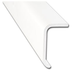 Picture of AP 0218610116 Long Leg Non-Insert Trim 16 Foot Polar White Aluminum