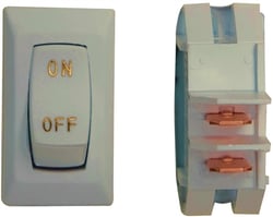 Picture of Diamond Group DG180UPB 12V Labeled On/Off Switch Ivory Gold 3-Pack