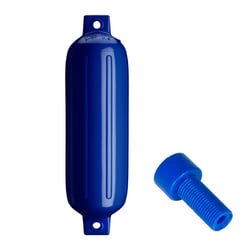 Picture of Polyform G-4 COBALT BLUE W/AIR ADAPTER Twin Eye Boat Fender 6.5" x 22"
