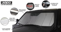 Covercraft UV11899SV Custom Windshield Sunscreen Window Cover - UVS100 Silver — image 4