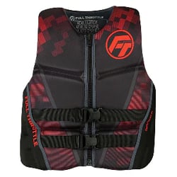 Picture of Kent Sporting Goods 142500-100-060-26 Rapid-Dry Flex-Back Life Jacket 2XL Red