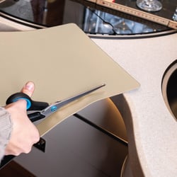 Picture of Silwy MBE00-1110-1 Metal-Nano-Gel-Mat Beige Magnetic Drinkware Surface Mat