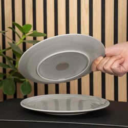 Picture of Silwy PO-VS-G Magnetic Porcelain Tableware Dinnerware Set Ash 11-Piece