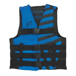 Picture of Airhead Sports Group 10081-21-A-BKSB Trend Vest Type III PFD 4XL/6XL Black/Silver Blue