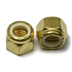 Picture of Marine Fasteners RP-1514 5/16-18 Brass Nylon Insert Lock Nut 100-Pack