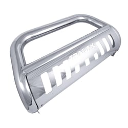 Picture of TrailFX B0046S 3-Inch Polished Stainless Steel Bull Bar Light Mount Bracket