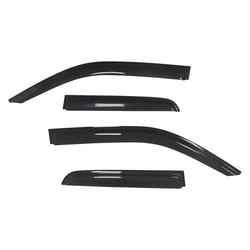 Picture of TrailFX 4902H Rainguard Window Vent Visors Low Profile Smoke Tape-On 4-Piece Set