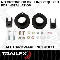 Picture of TrailFX D17LL2 Front Leveling Kit with Spacers & Shock Extension Brackets