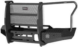 Picture of TrailFX FX3029A Full Replacement Front Bumper with Integrated Grille Guard Gloss Black Steel