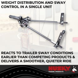 Husky Towing 33301 Center Line TS-Plus Weight Distribution Hitch 2" Ball 400-800 lb Tongue Weight — image 6