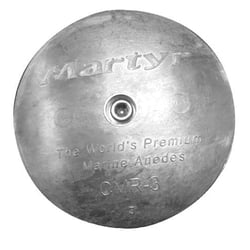 Picture of CMP CMR03AL Martyr Aluminum Rudder / Trim Tab Disc Anode with Allen Screw