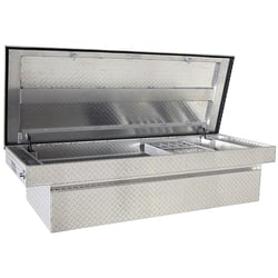 Picture of Buyers Products 1709440 23x20x71 Inch Diamond Tread Aluminum Crossover Truck Tool Box