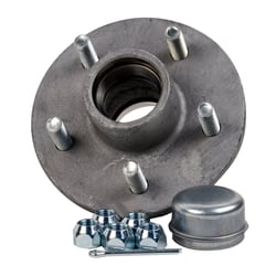 Picture of C.E. Smith 13517 Galvanized Trailer Hub Kit Tapered Spindle 5x4.5 Stud 1750 lb