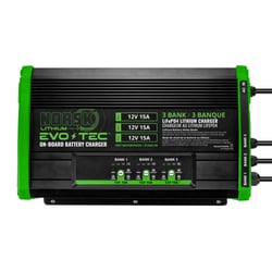 Picture of Norsk Lithium NCAC34506 EVO-TEC 3-Bank 12V 15A Selectable On-Board Marine Battery Charger