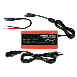 Picture of Norsk Lithium C16003 16.8V 3A NMC Lithium-Ion Battery Charger with SAE Cables