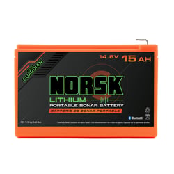 Picture of Norsk Lithium B14015C 14.8V 15Ah NMC Lithium-Ion Portable Sonar Battery with Charger