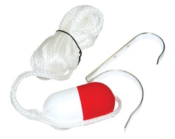 Picture of Taylor Made 2020108357 Ring Buoy Holder with 60-Foot White Heaving Line
