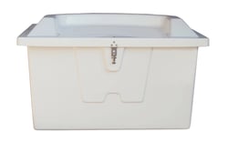 Picture of Taylor Made 2020108646 Stow 'N Go Top Seat Fiberglass Dock Box Small 46"W x 26"D x 27"H