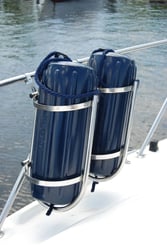 Picture of Taylor Made 2020108375 Stainless Steel Double Boat Fender Holder for 9" to 11" Fenders