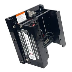 Picture of Bob's Machine 100-108001P-PCGBLK-NOSPN-NG 8-Inch Action Series Hydraulic Jack Plate Powder Coated Gloss Black