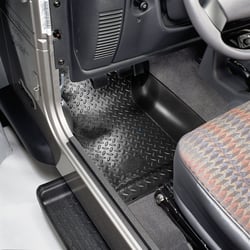 Picture of Husky Liners HBRTJ97F Classic Style Front Floor Liners 3-Piece Grey w/ Heat Shields