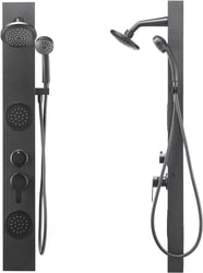 Picture of Dura Faucet DF-SA914-SN Premium RV Shower Panel Column - Satin Nickel