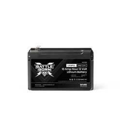Picture of Battle Born Batteries BBBS1012 10Ah 12V LiFePO4 Deep Cycle Battery Base Series