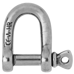 Picture of Wichard 11205W HR D Shackle 25/64" Diameter High-Resistance 17-4 PH Stainless Steel